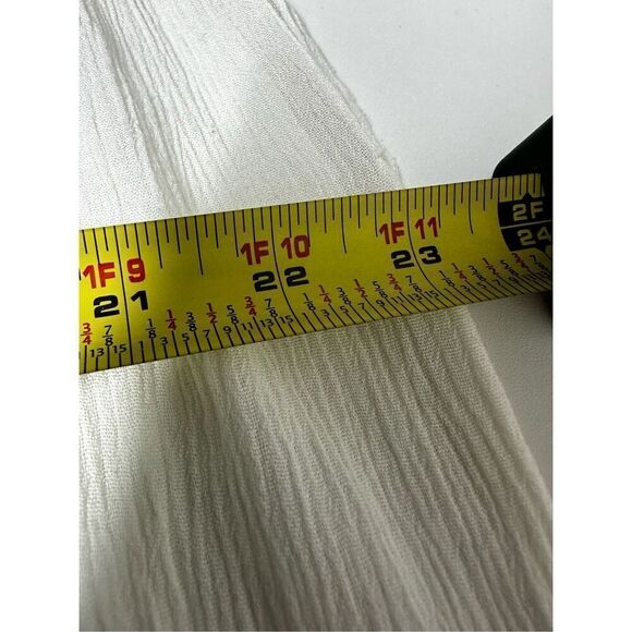 Kona Sol Swim Cover Up Tunic Eyelet Trim White Size L - Picture 6 of 8